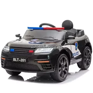 Детский электромобиль полиция M 4842 EBLR-2-1, мягкое сиденье